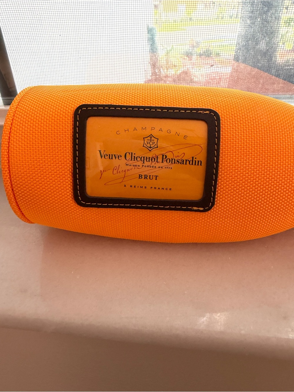 Veuve Clicquot Yellow Champagne Bottle Cozy like new